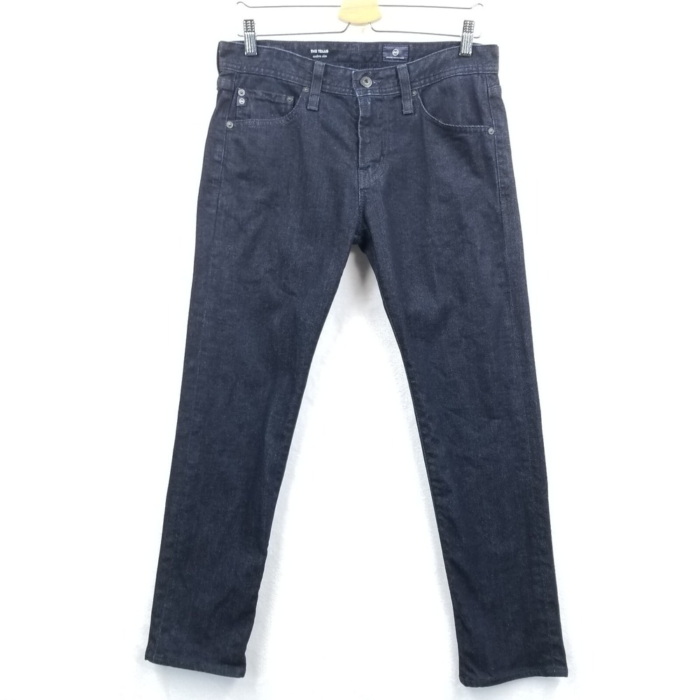 Adriano Goldschmied Jeans Men 30 x 27.5 Blue The Tellis Modern Slim Dark Wash